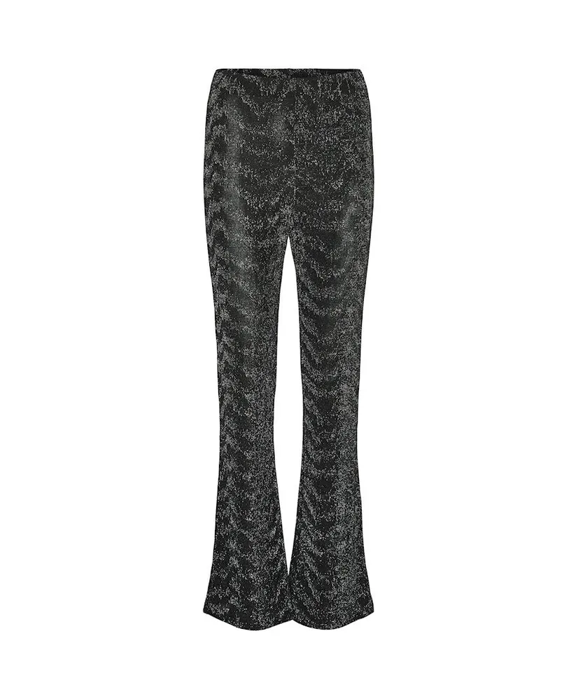 VERO MODA Flared Broek Lucy Glitter