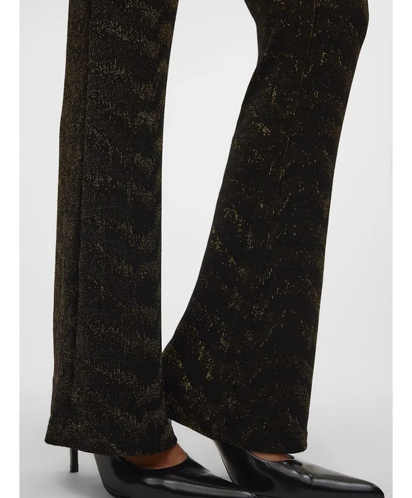 VERO MODA Flared Broek Lucy Glitter