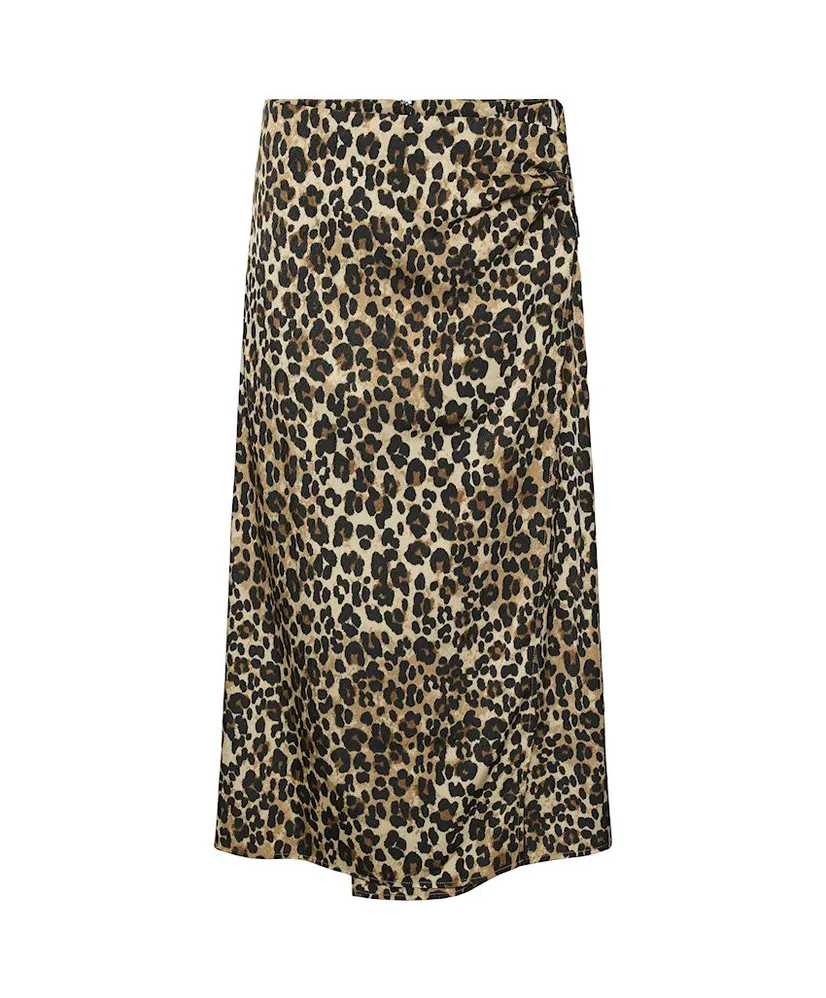 VERO MODA Rok Midi Verena Leopard