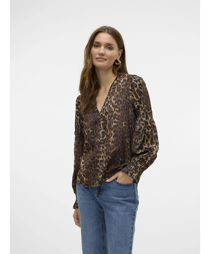 VERO MODA Top Wild Leopard