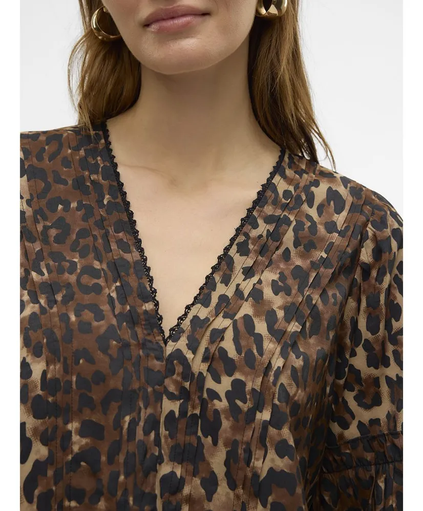 VERO MODA Top Wild Leopard