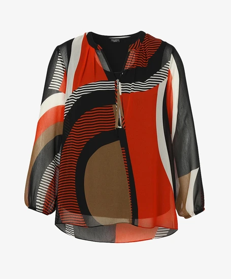 VIA APPIA DUE Blouse Allover Print