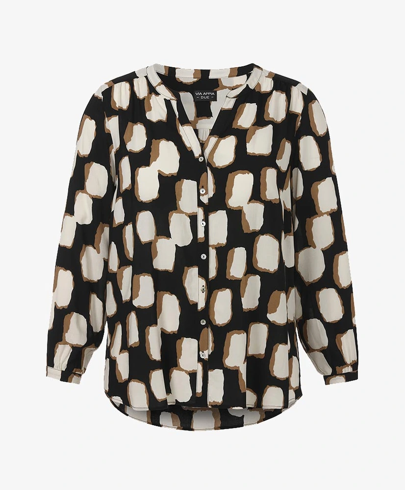 VIA APPIA DUE Blouse Allover Print