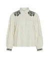 VILA Blouse Caria Embroidery