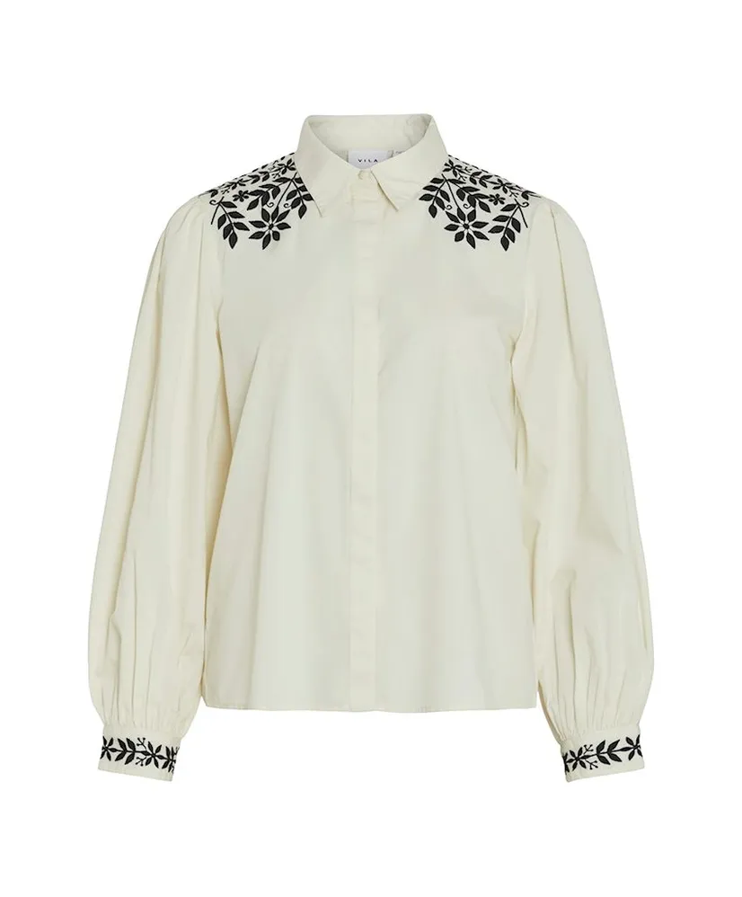 VILA Blouse Caria Embroidery