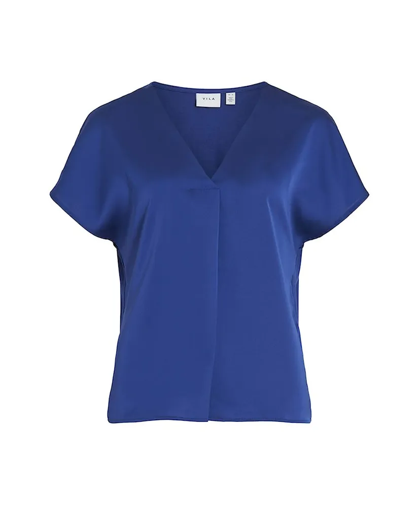 VILA T-shirt Ellette Satin