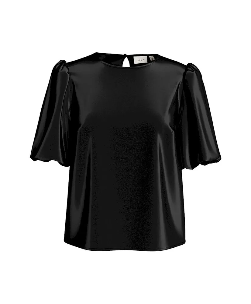 VILA Top Ellette Satin Puff