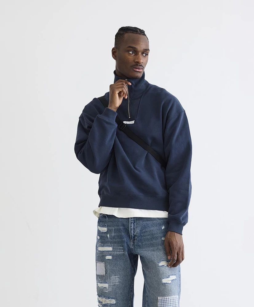 Woodbird Sweater Lee Half zip