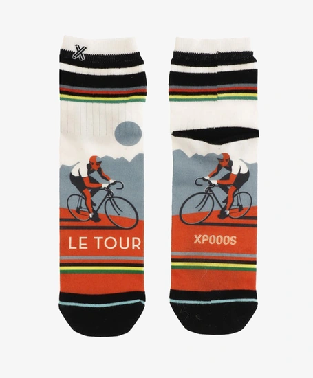 XPOOOS Sneakersokken Le Tour