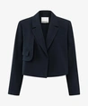 YAYA Blazer Cropped Flap