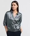 YAYA Blouse Metallic Batwing