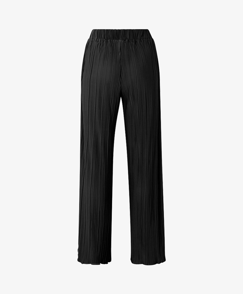 YAYA Broek Jersey Plissé Wide Leg