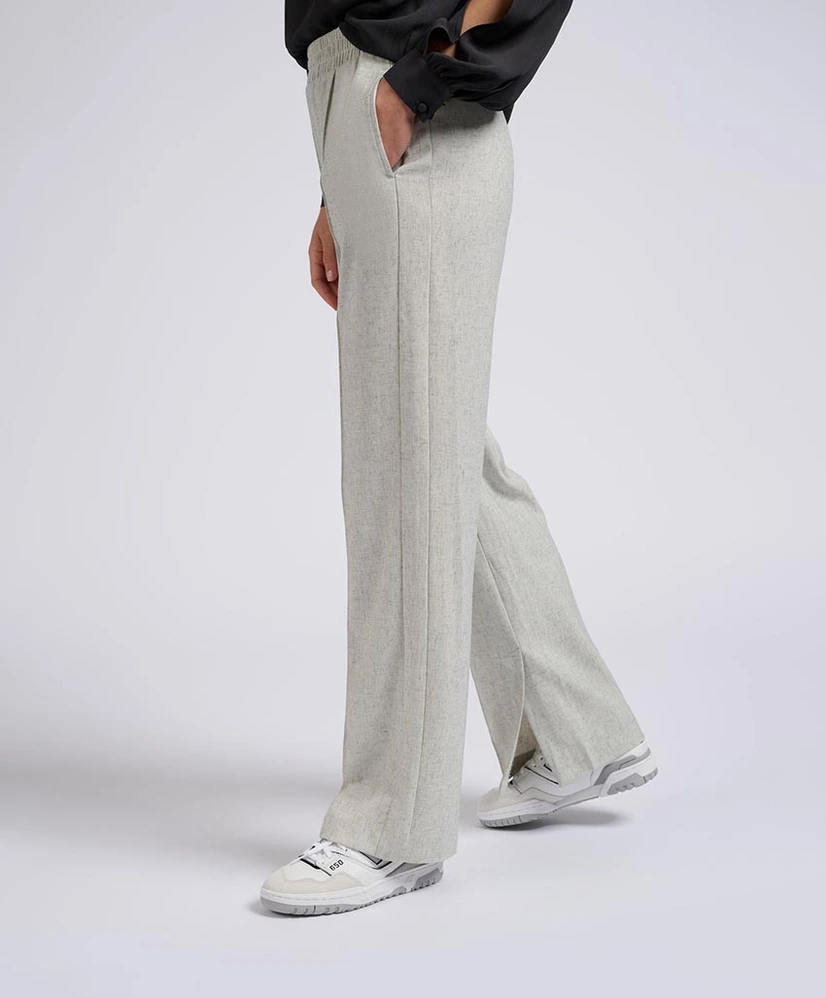 YAYA Broek Wide Leg Melange