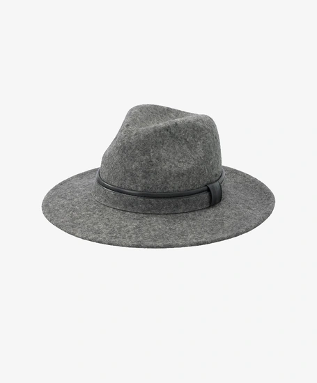 YAYA Hoed Fedora Wool