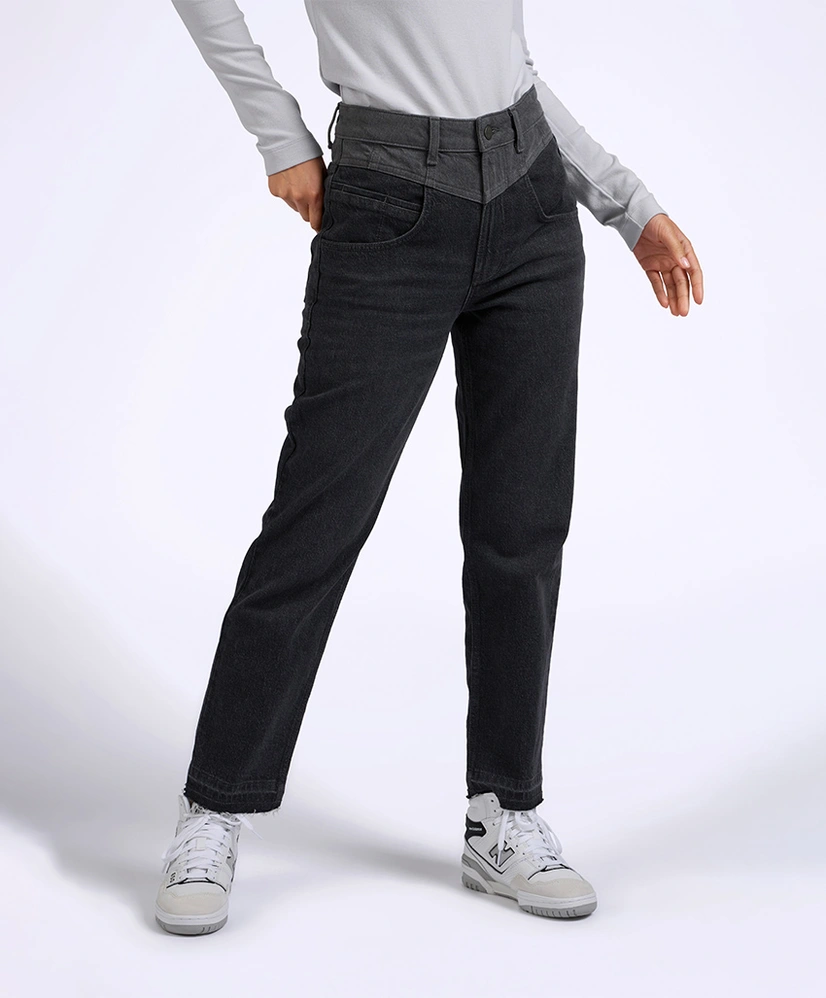 YAYA Jeans 2-tone Straight Fit