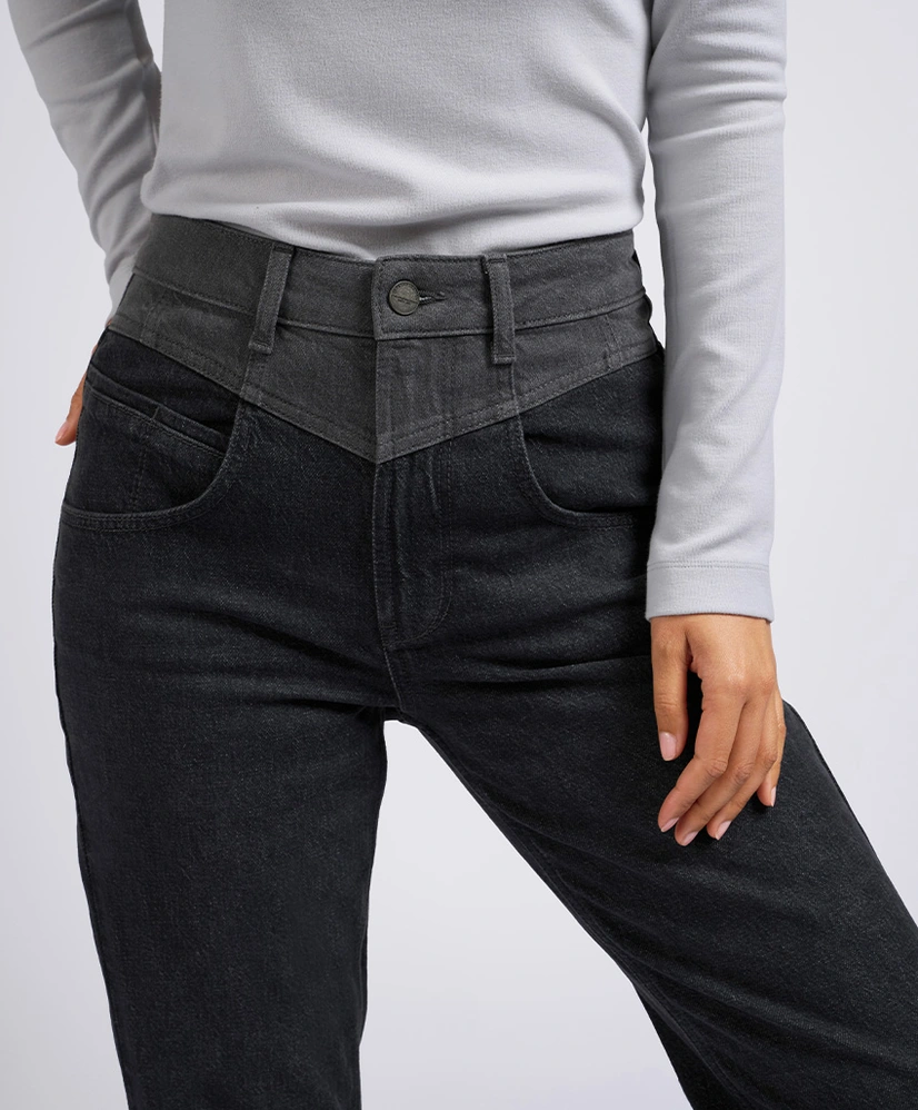 YAYA Jeans 2-tone Straight Fit