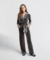 YAYA Jumpsuit Jersey Velours Wide Leg