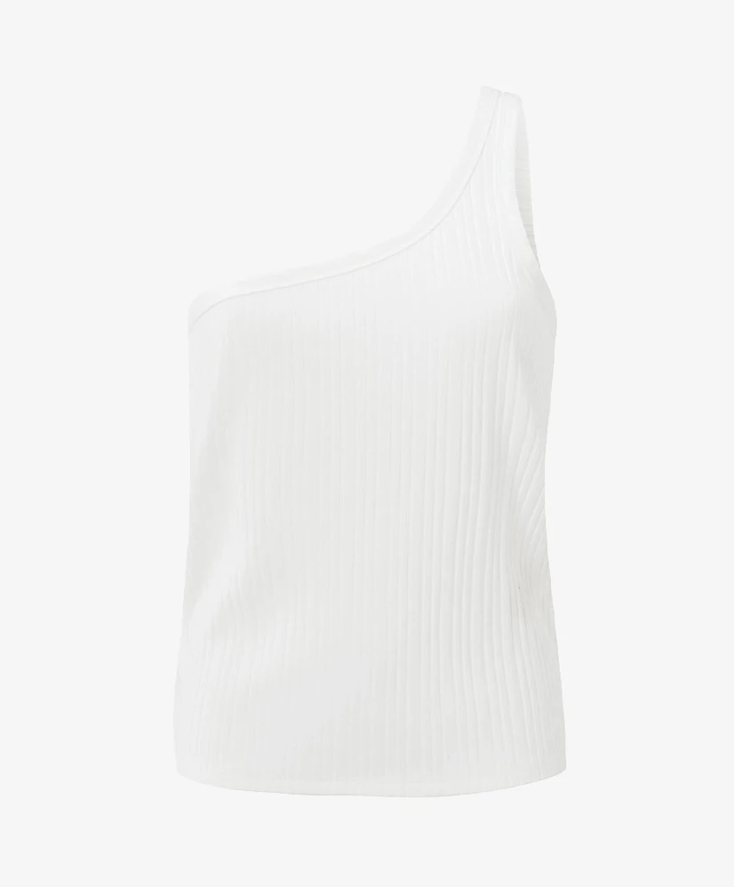 YAYA One Shoulder Top A-symmetric