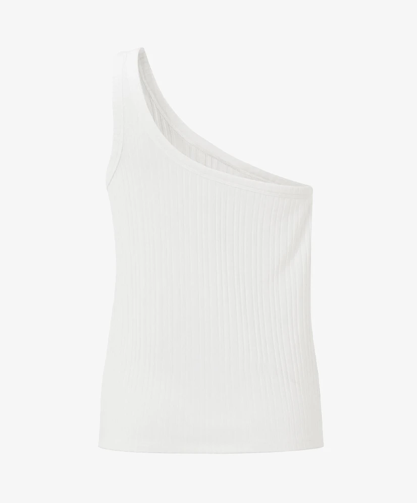 YAYA One Shoulder Top A-symmetric