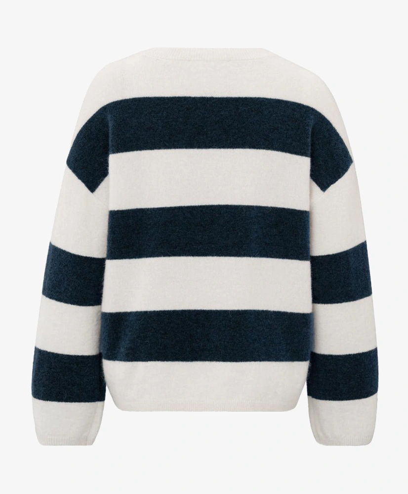 YAYA Oversized Trui Block Stripe