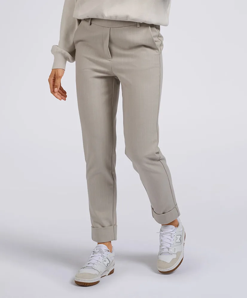 YAYA Pantalon Soft Pinstripe