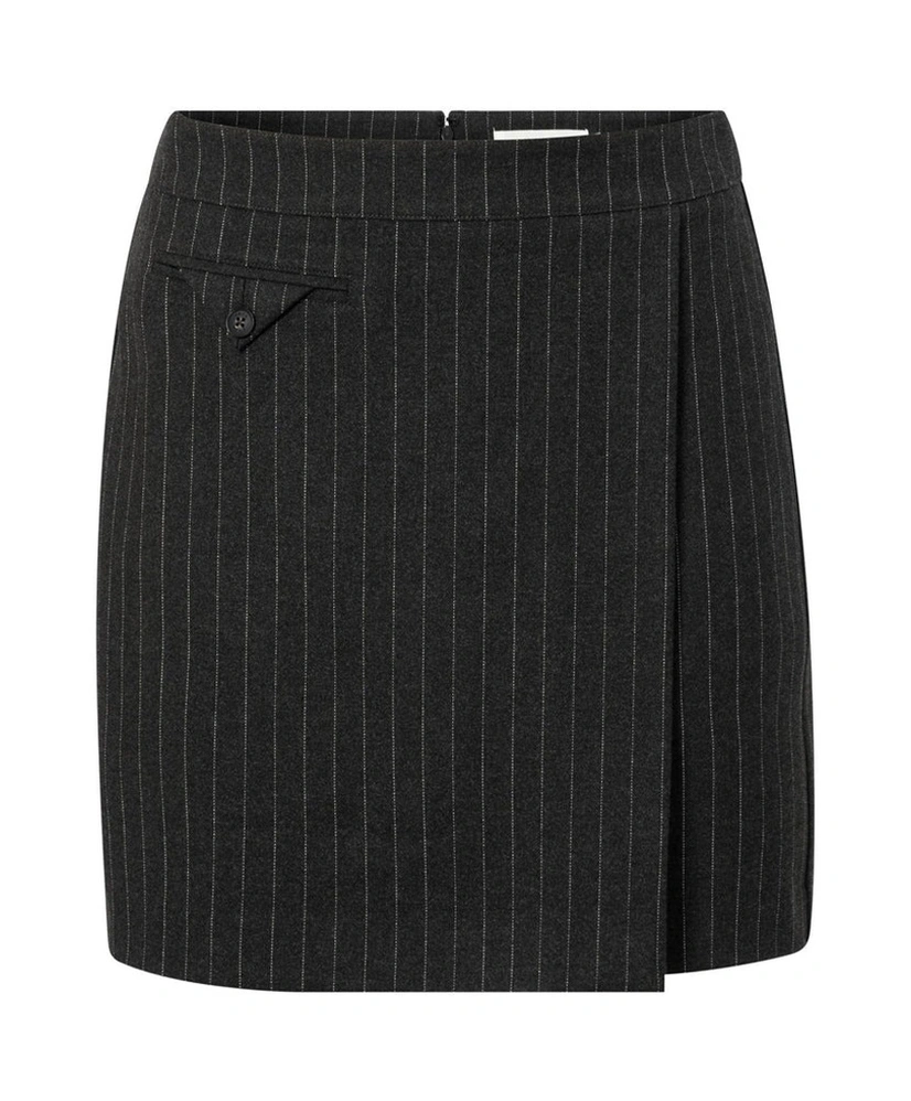 YAYA Rok Pinstripe Faux Wrap