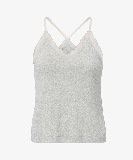 YAYA Top Singlet Melange